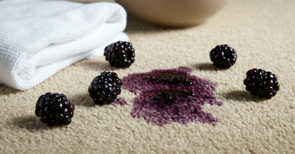 How to Get Blackberry Stains Out of Carpet