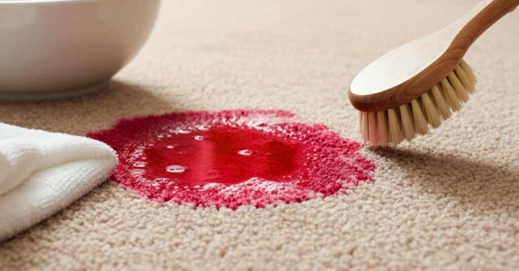 How to Get Red Juice Stain Out of Carpet