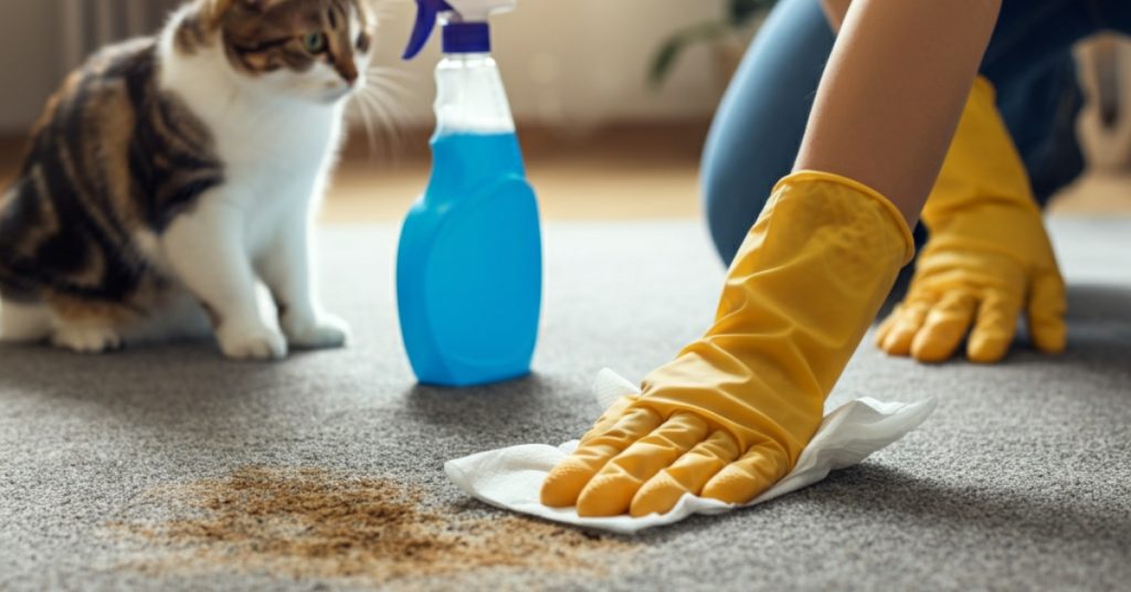 How to Get Rid of Cat Vomit from Carpet