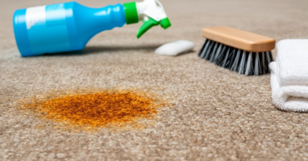 How to Remove Rust Stains from Carpet easily
