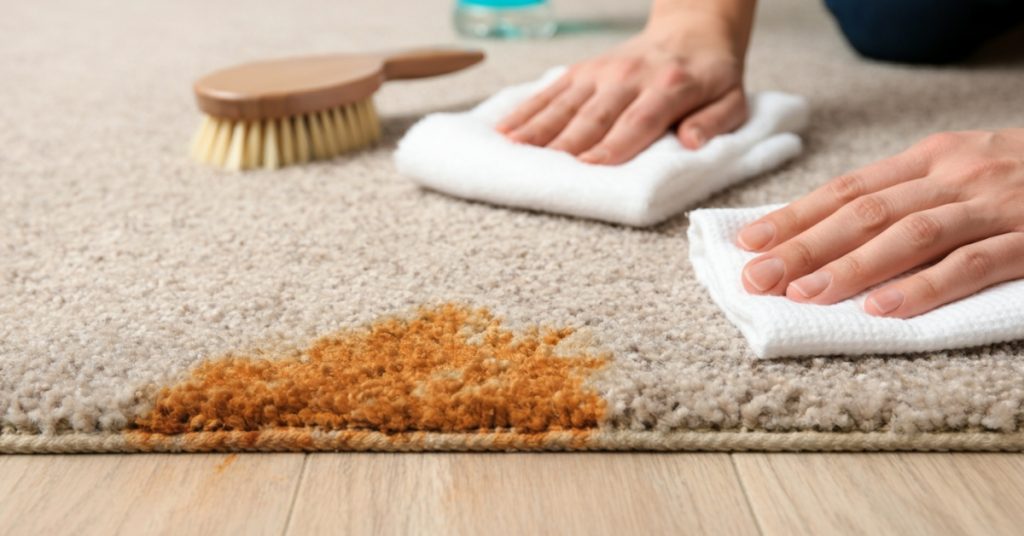 How to Remove Rust Stains from Light-Colored Carpet