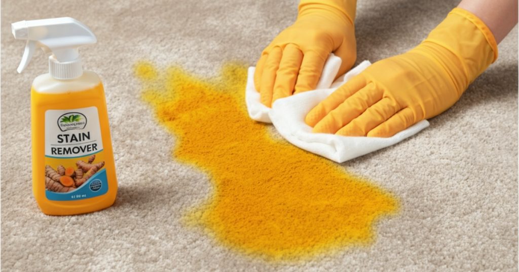 How to Remove Turmeric Stains from Carpet