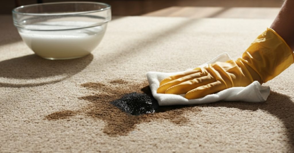 Why Acting Fast is Important with Motor Oil Stains