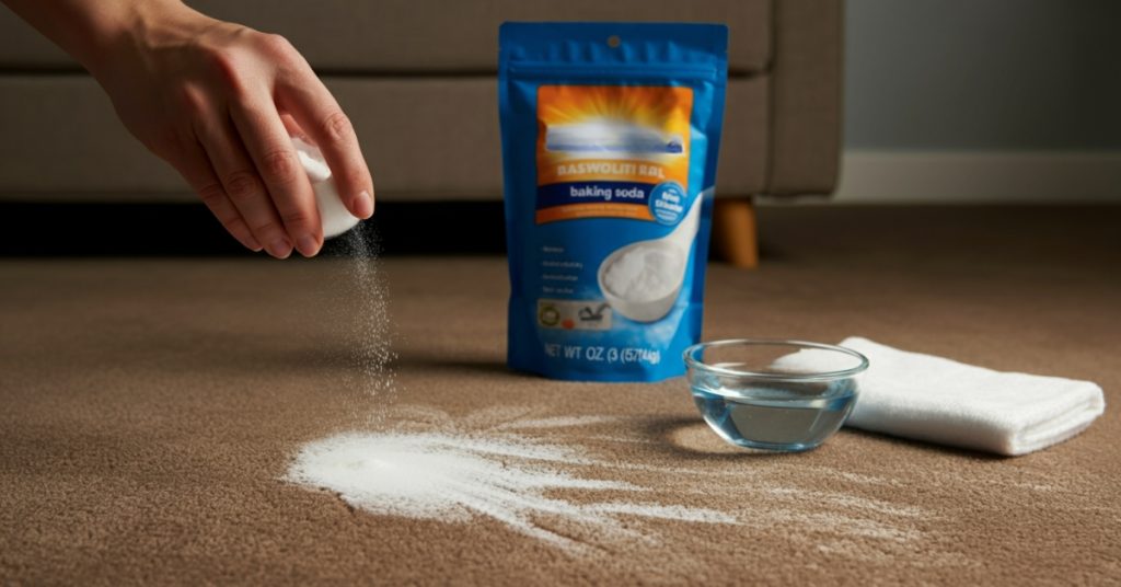How to Clean Carpet Stains with Baking Soda