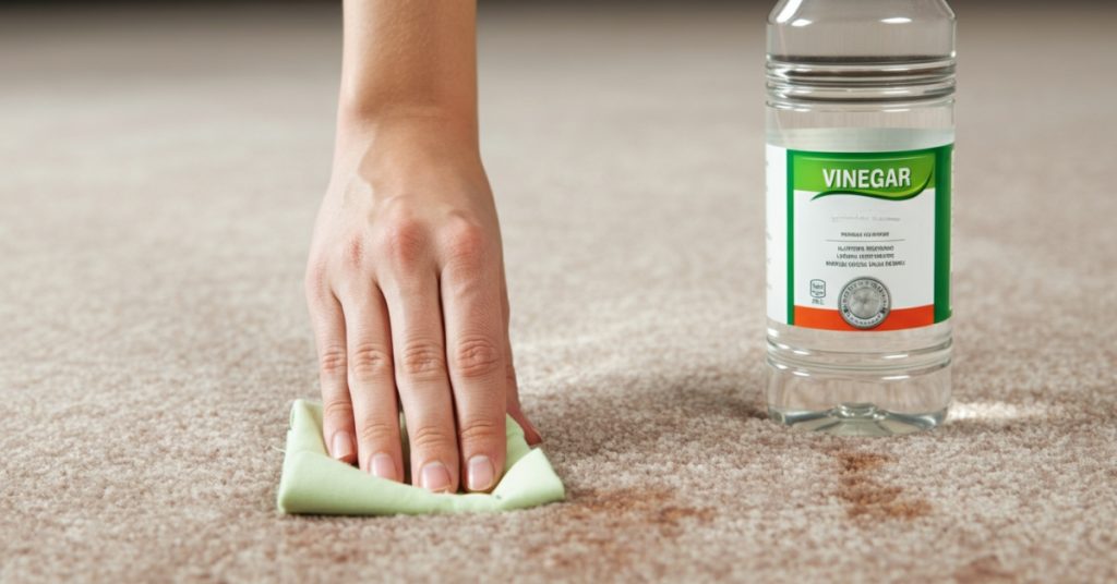 How to Clean Carpet Stains with Vinegar