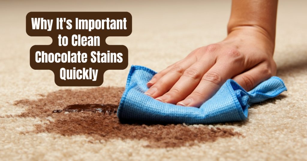 Why It's Important to Clean Chocolate Stains Quickly